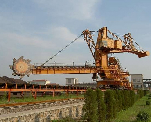 Bucket wheel machine